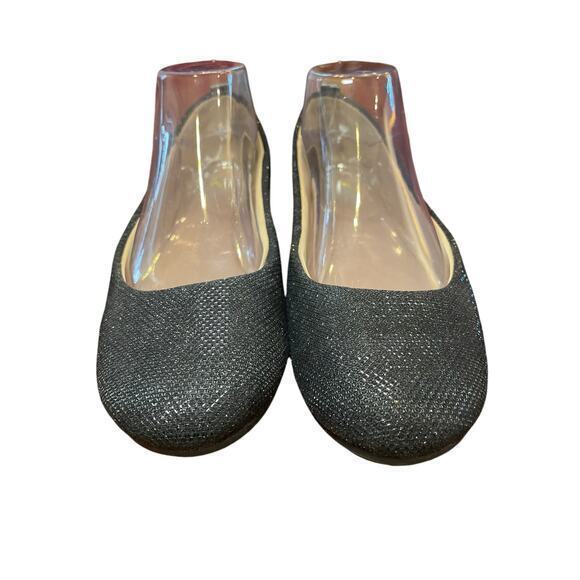 Easy Spirit e360 Black Glitter Sparkle Round Toe Ballet Flats 8.5 - Picture 4 of 10